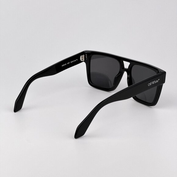 Off-White SPRINGFIELD Men Sunglasses Black Square Grey  Model OERI133 1007 - Picture 4 of 13